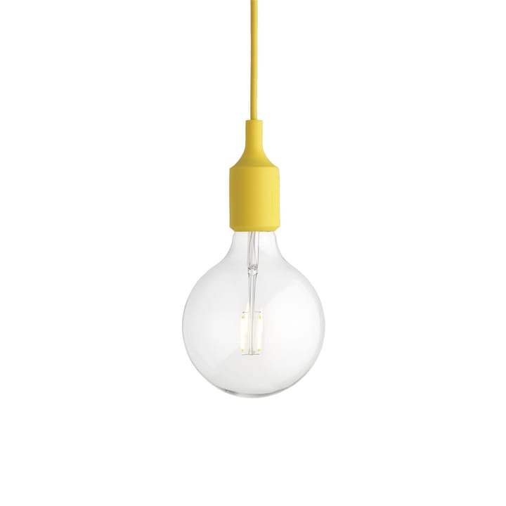 E 27 pendant lamp - yellow - Muuto