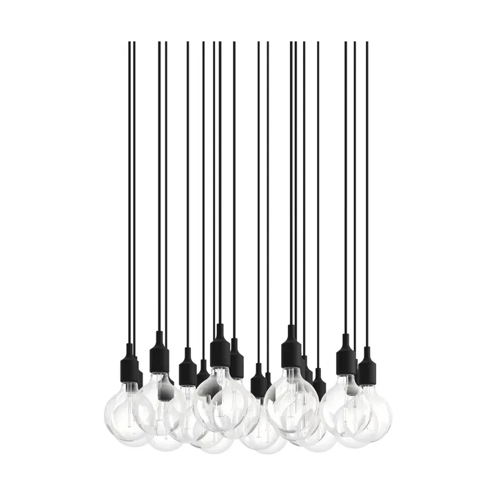 E27 Pendant Cluster 18 pendant - Black - Muuto