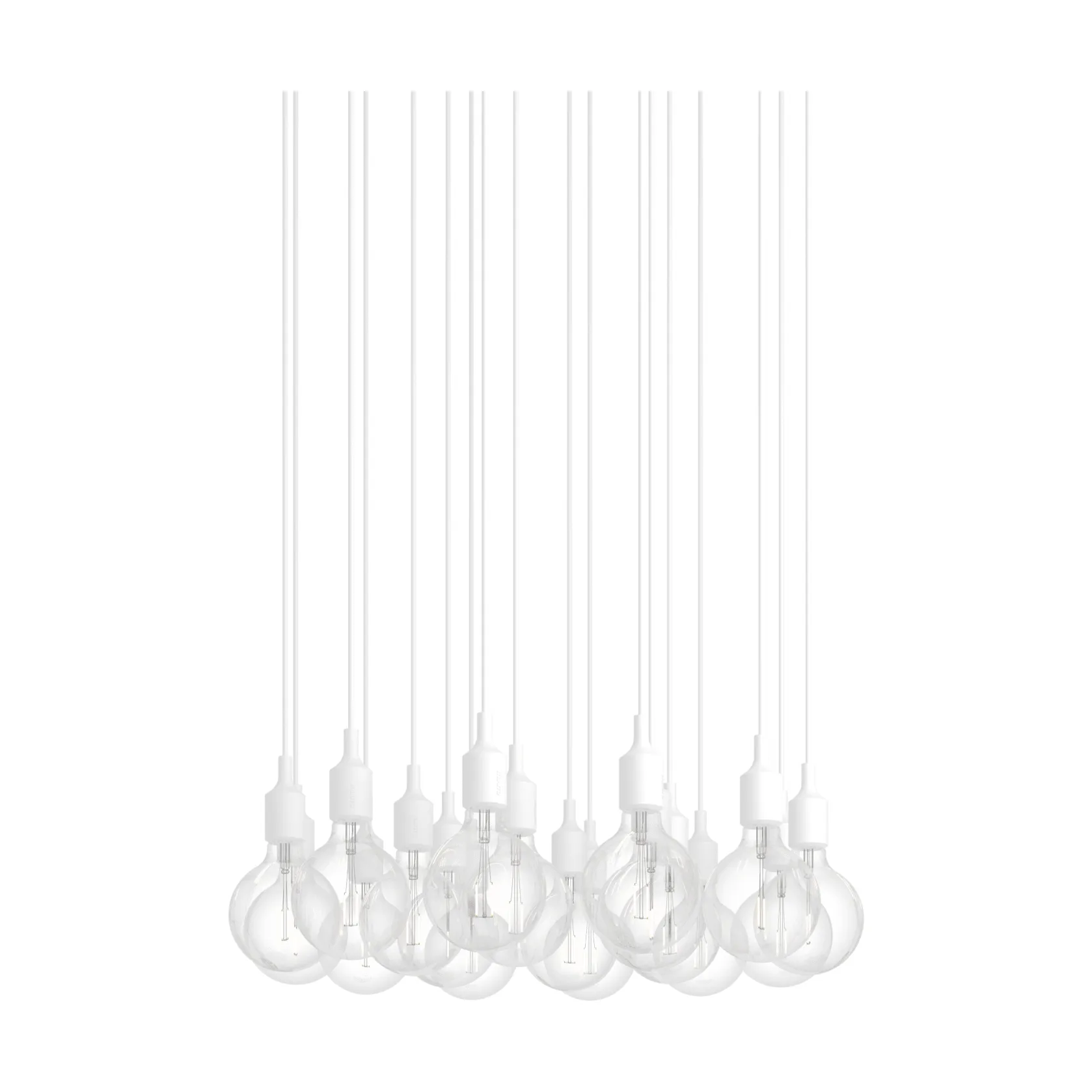 E27 Pendant Cluster 18 pendant, White Muuto