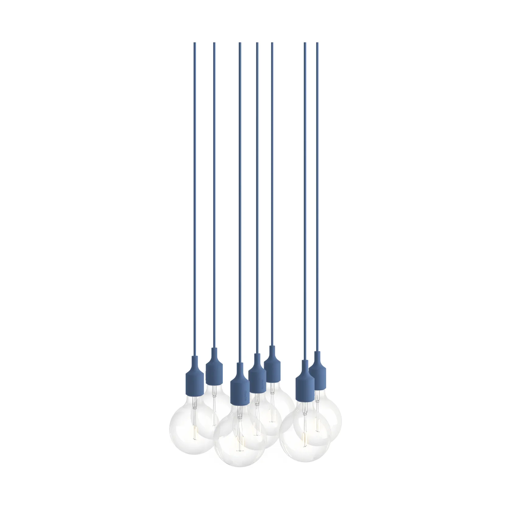 E27 Pendant Cluster 7 pendant, Pale blue Muuto