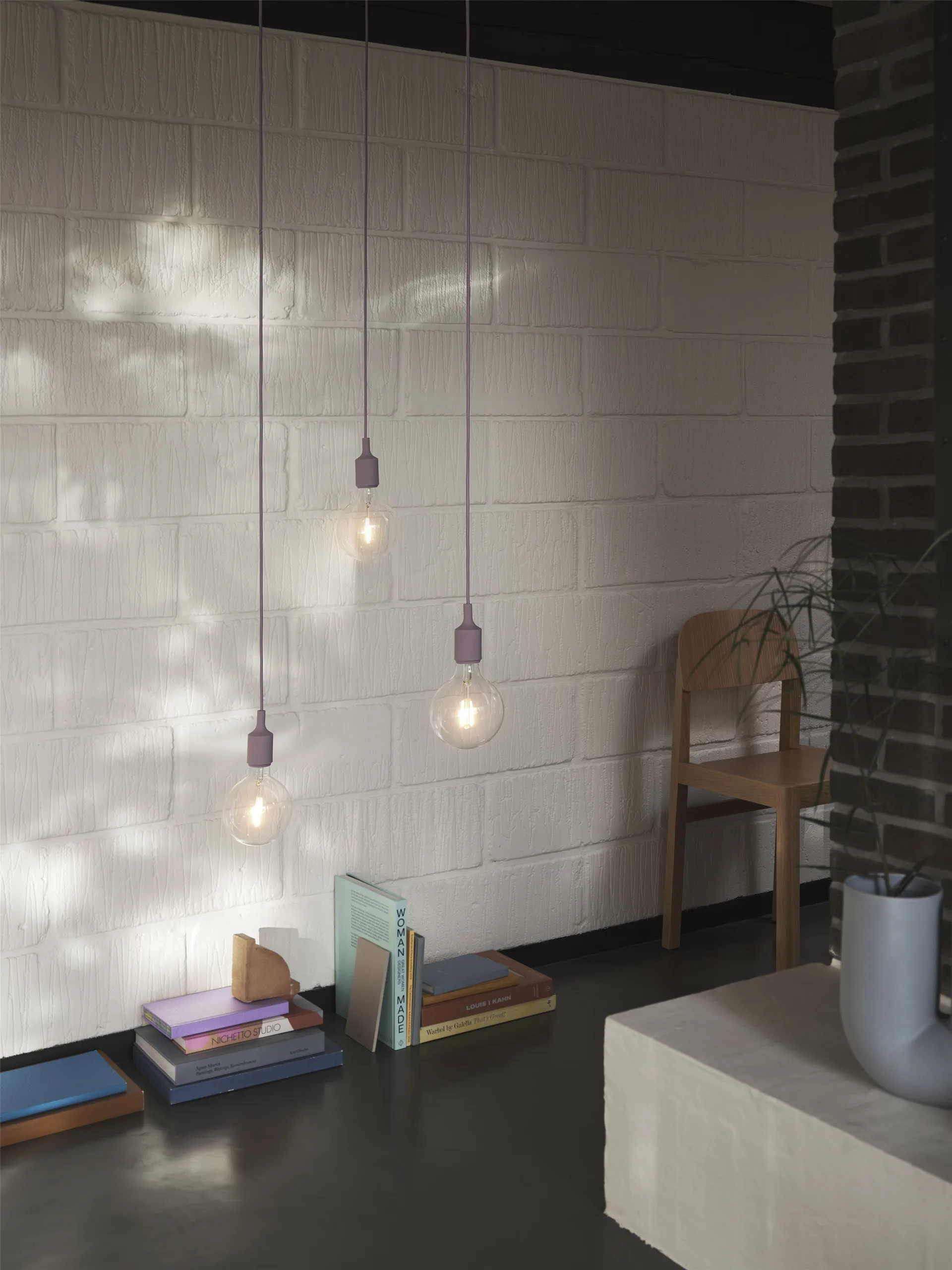 E27 Pendant, Dusty lilac Muuto