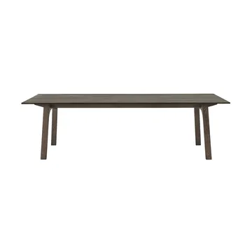 Earnest Extendable dining table 260x100 cm - Dark oiled oak - Muuto