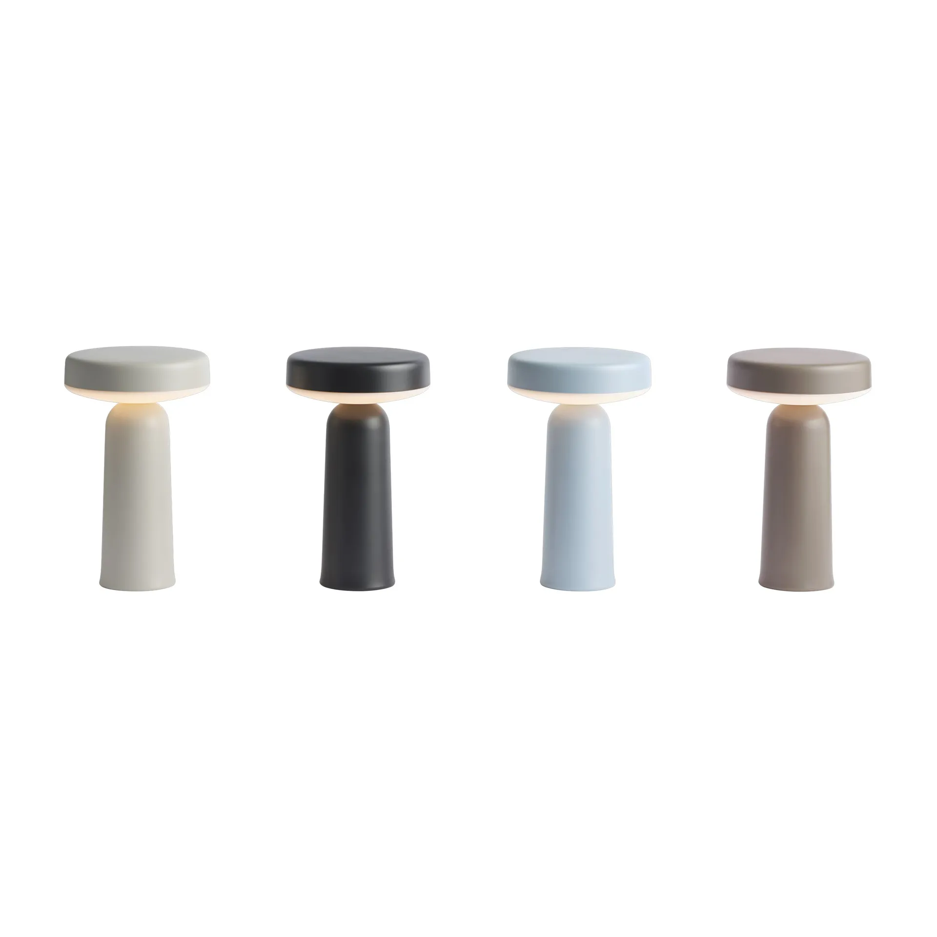 Ease portable table lamp 21.5 cm, Grey Muuto