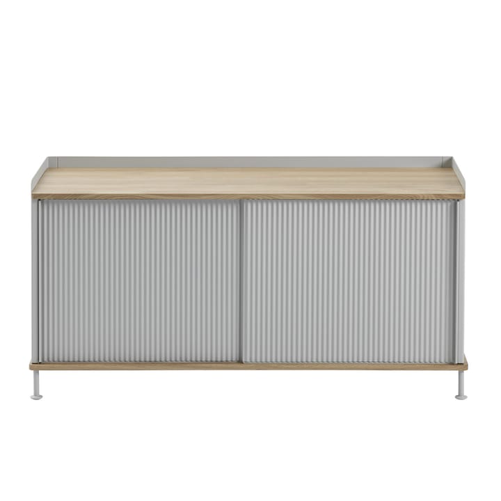 Enfold sideboard low 125x45x63 cm - Oak-Grey - Muuto