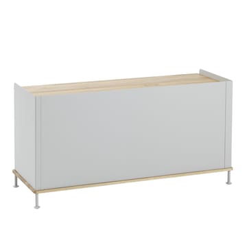 Enfold sideboard low 125x45x63 cm - Oak-Grey - Muuto