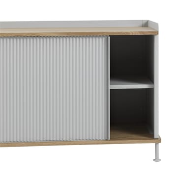 Enfold sideboard low 125x45x63 cm - Oak-Grey - Muuto