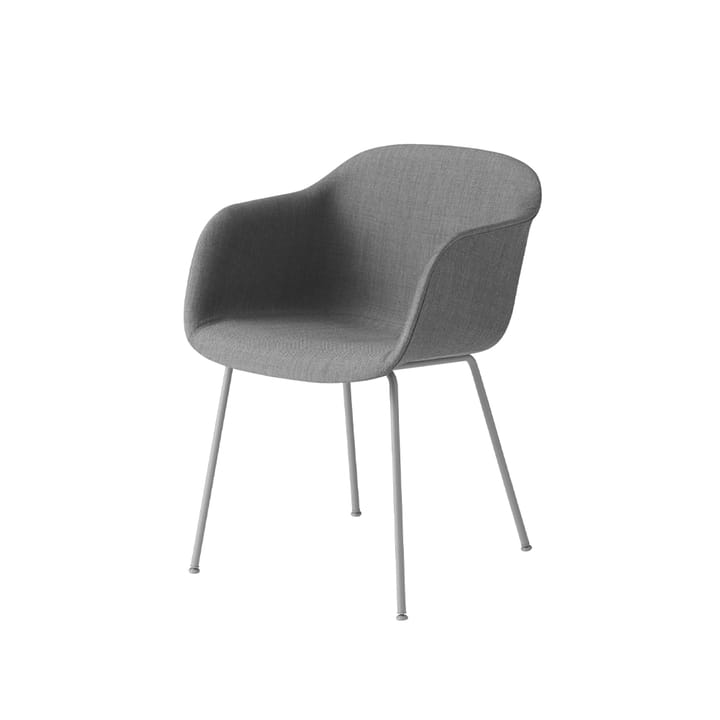 Fiber armchair tube base - Remix 133-Grey - Muuto