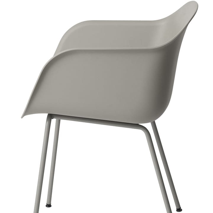 Fiber armchair tube base - Remix 133-Grey - Muuto