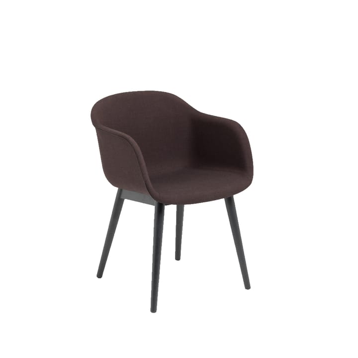 Fiber armchair tube base - Remix 373-Black - Muuto