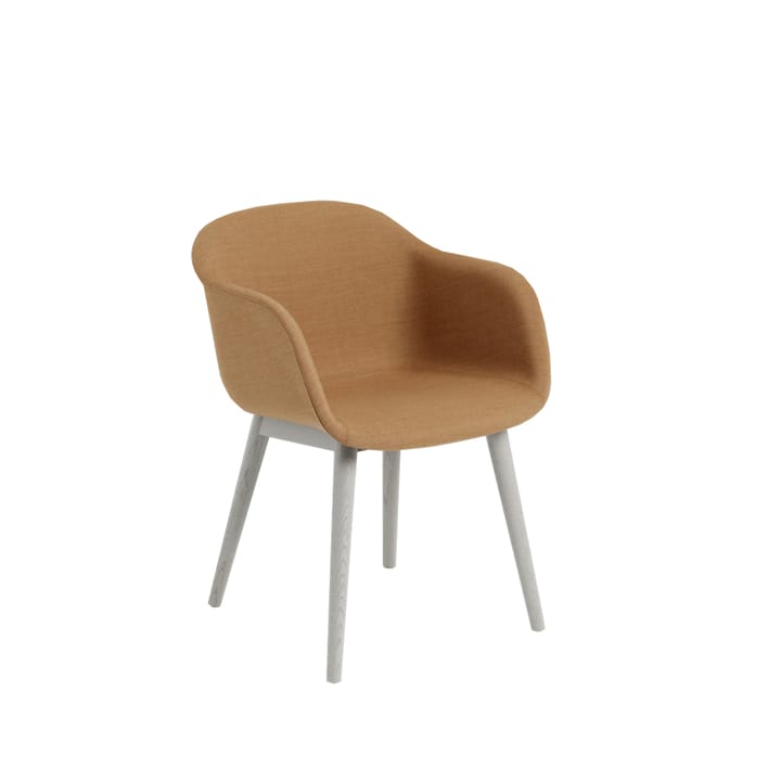 Fiber armchair tube base, Remix 433-Grey Muuto