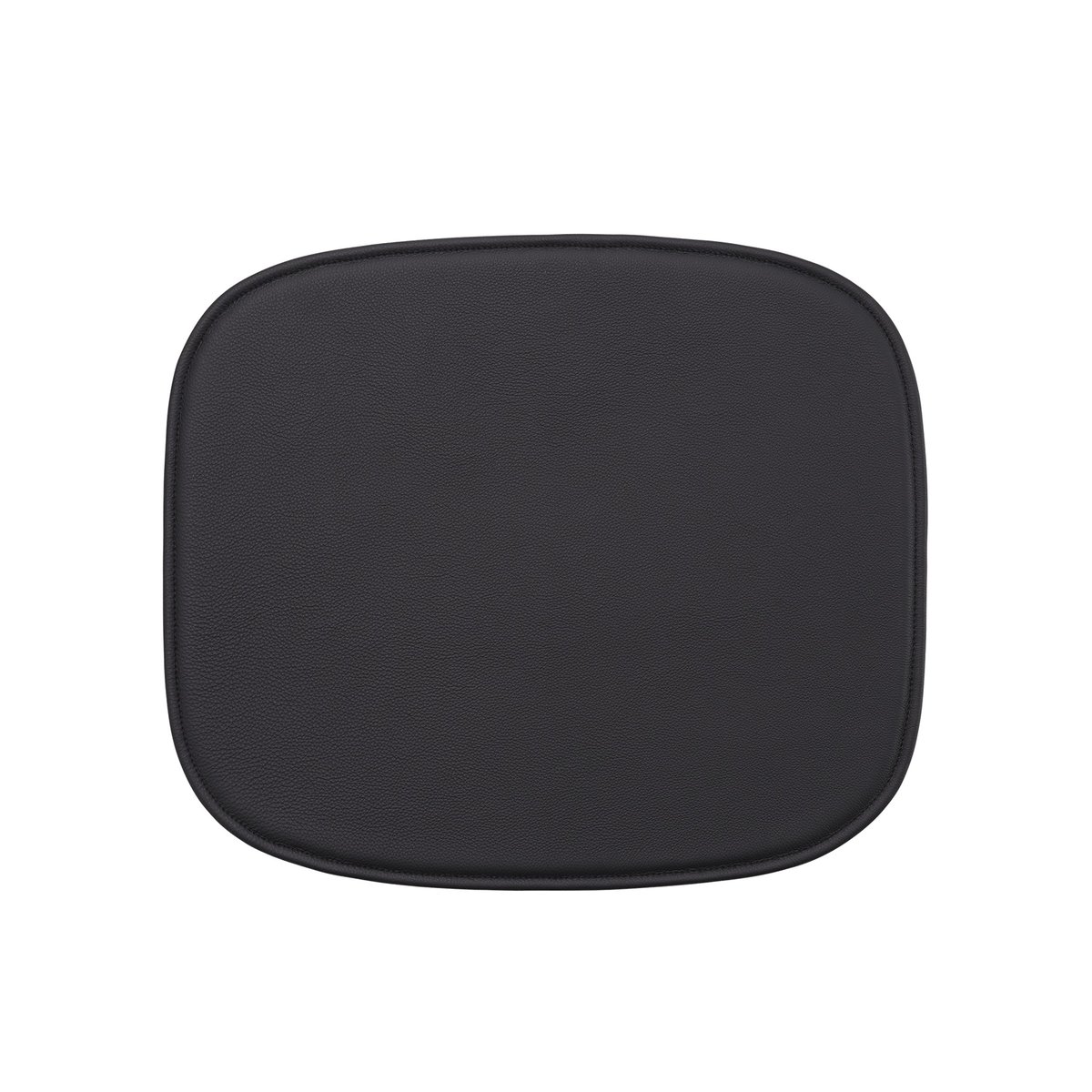 Muuto Fiber lounge chair cushion black leather | Scandinavian Design | Seat cushions & pads | Black
