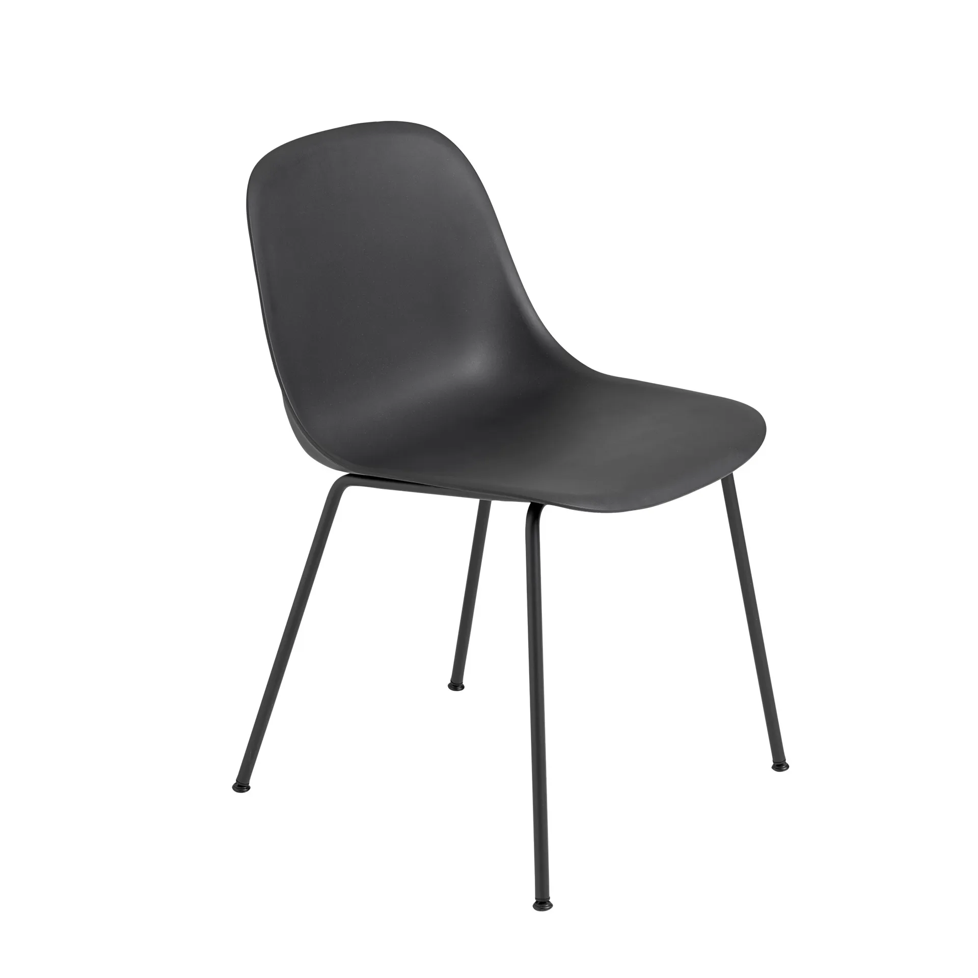 Fiber Side Chair, Black-Anthracite (plastic) Muuto
