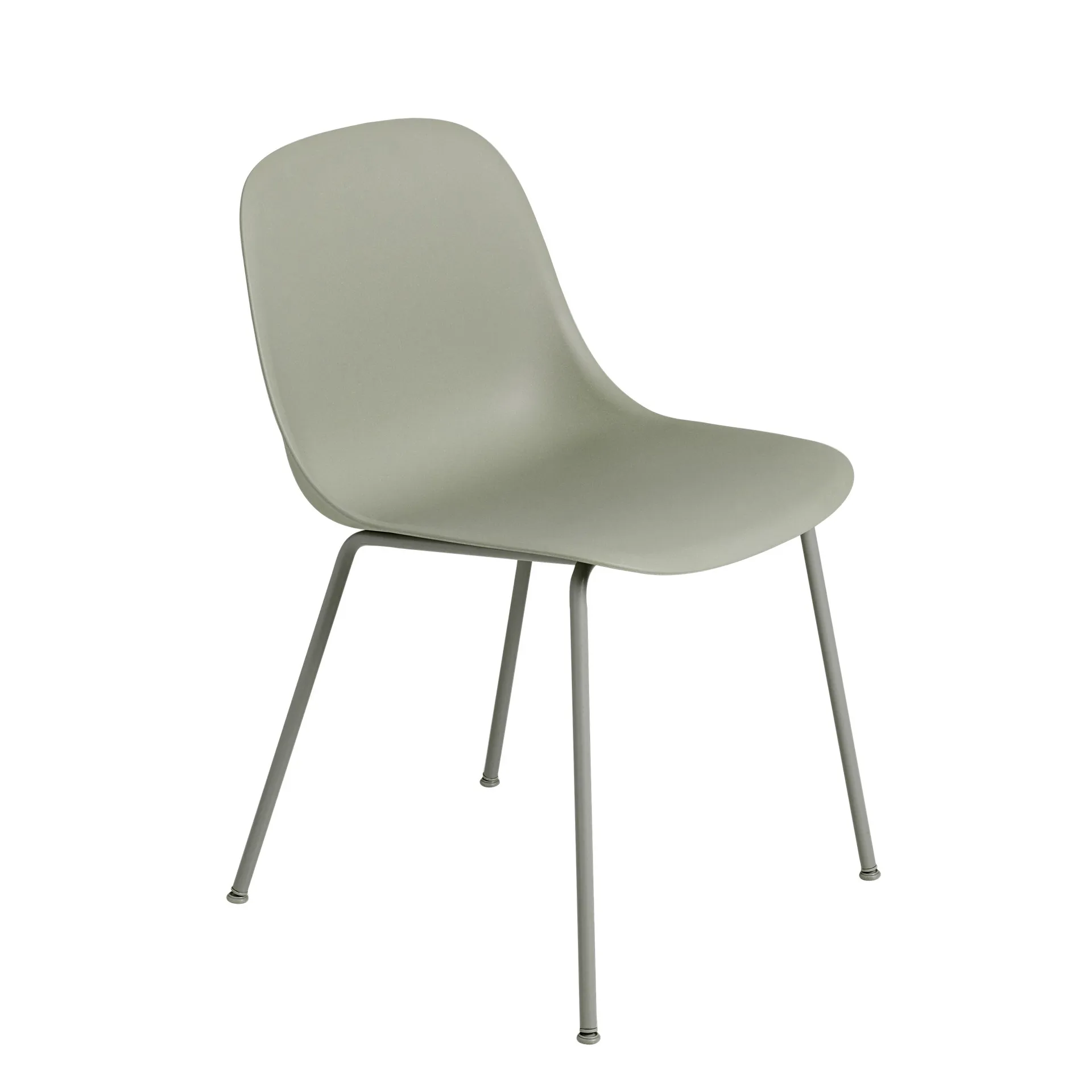 Fiber Side Chair, Dusty green (plastic) Muuto