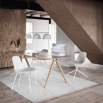 Fiber side chair - Natural white - white (plastic) - Muuto