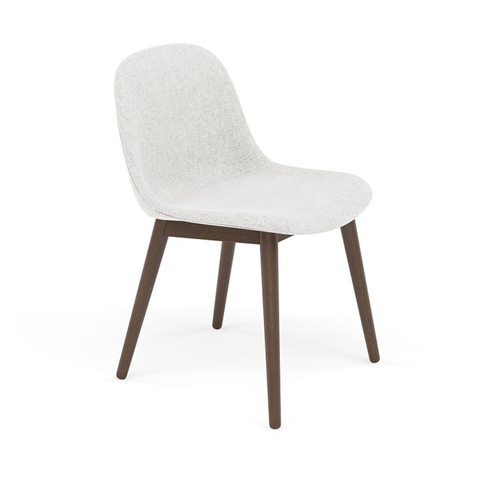 Fiber Side Chair with wooden legs - Hallingdal nr110-stained dark brown - Muuto