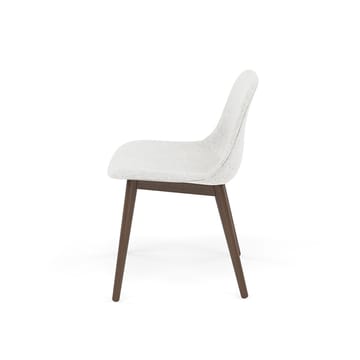 Fiber Side Chair with wooden legs - Hallingdal nr110-stained dark brown - Muuto