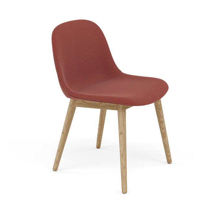 Fiber Side Chair with wooden legs - Re-wool 558-oak - Muuto