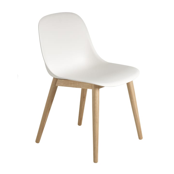 Fiber Side Chair with wooden legs - white-oak - Muuto