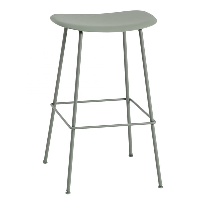 Fiber Tube Bar Chair 75 Cm - dusty green - Muuto