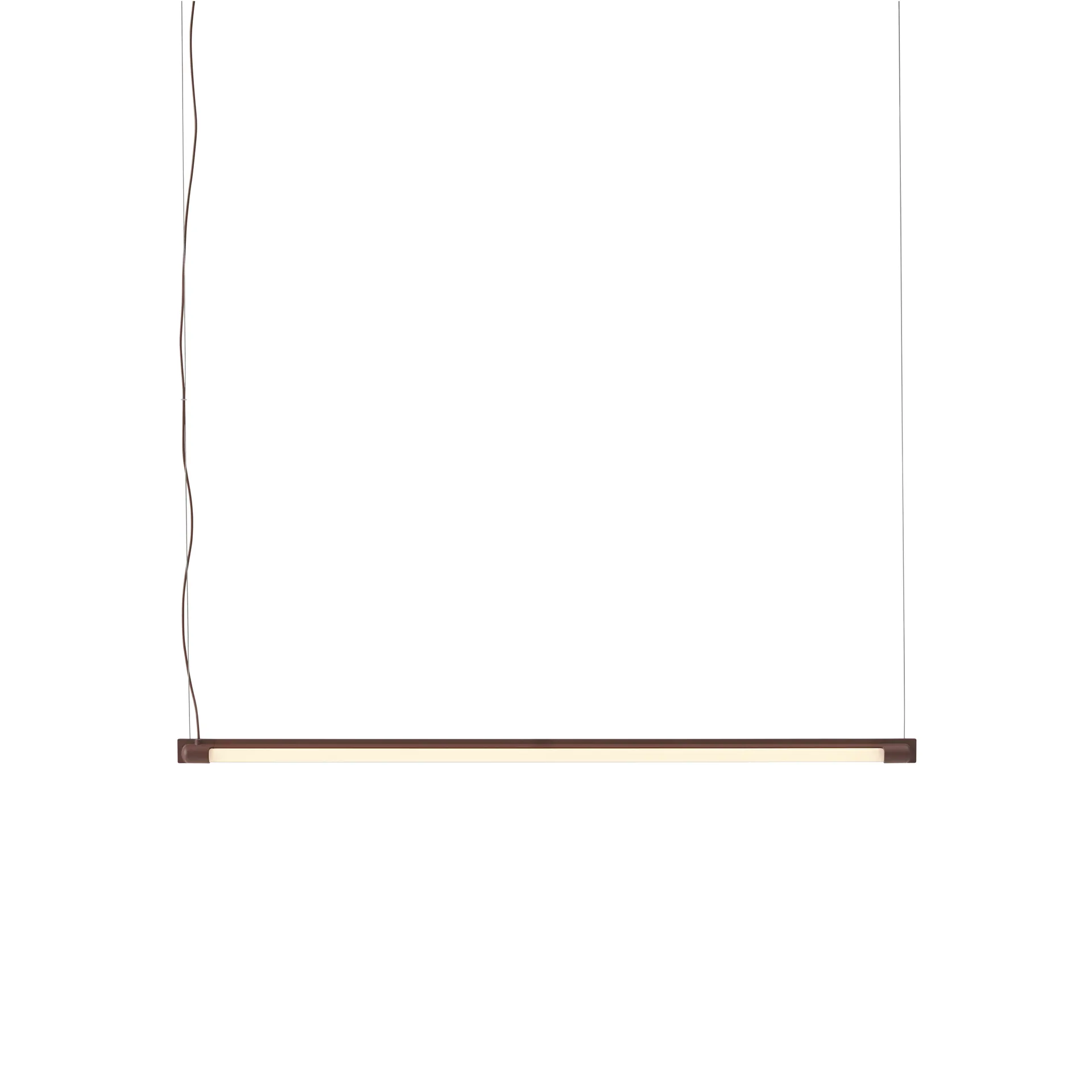 Fine Suspension Lamp 90 cm, Deep Red Muuto