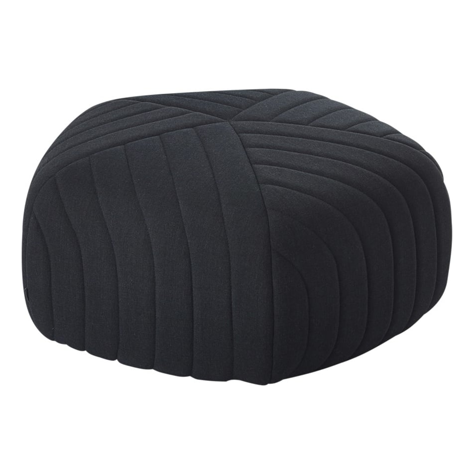 Muuto Five pouf small Dark grey | Scandinavian Design | Sitting poufs | Grey
