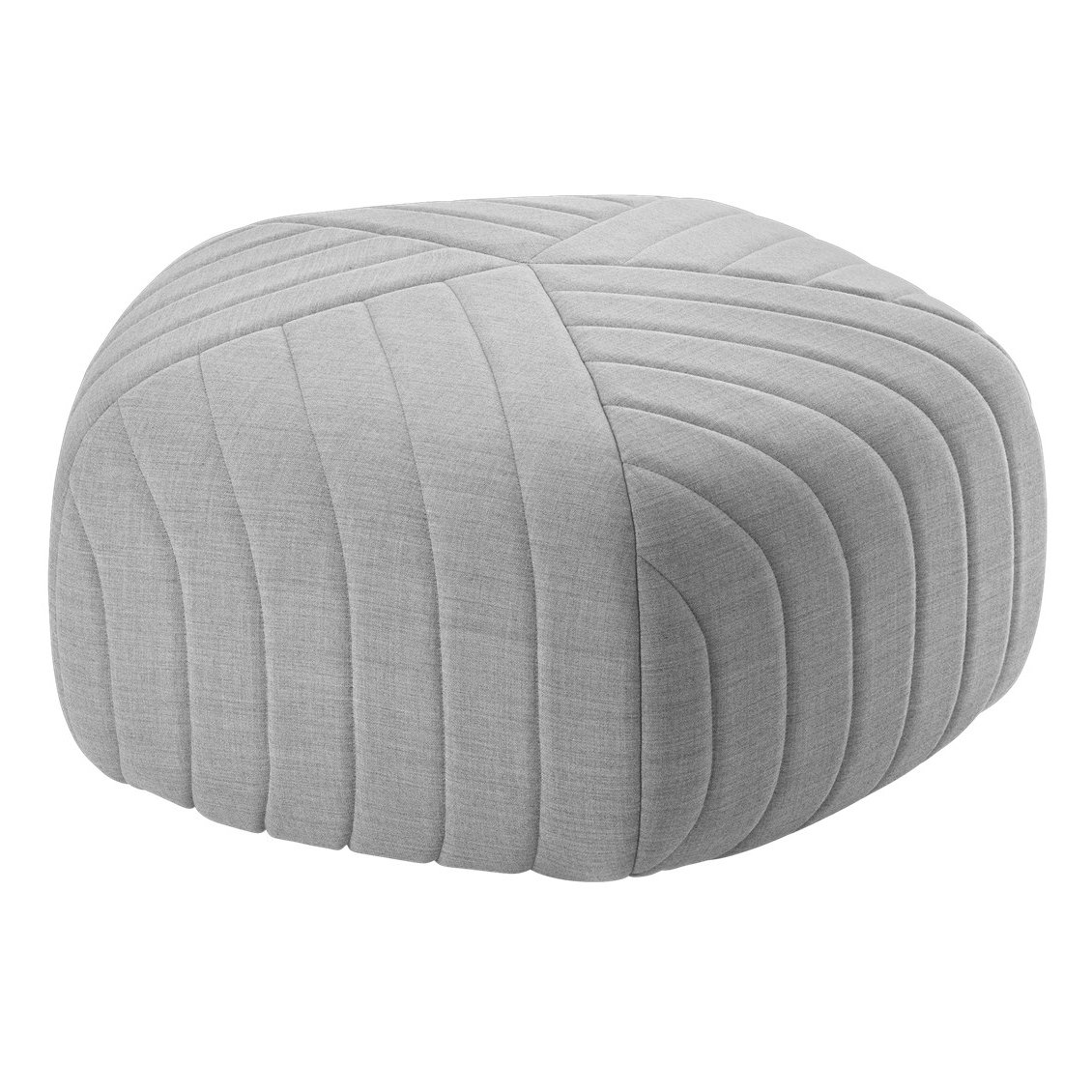 Muuto Five pouf small Light grey | Scandinavian Design | Sitting poufs | Grey