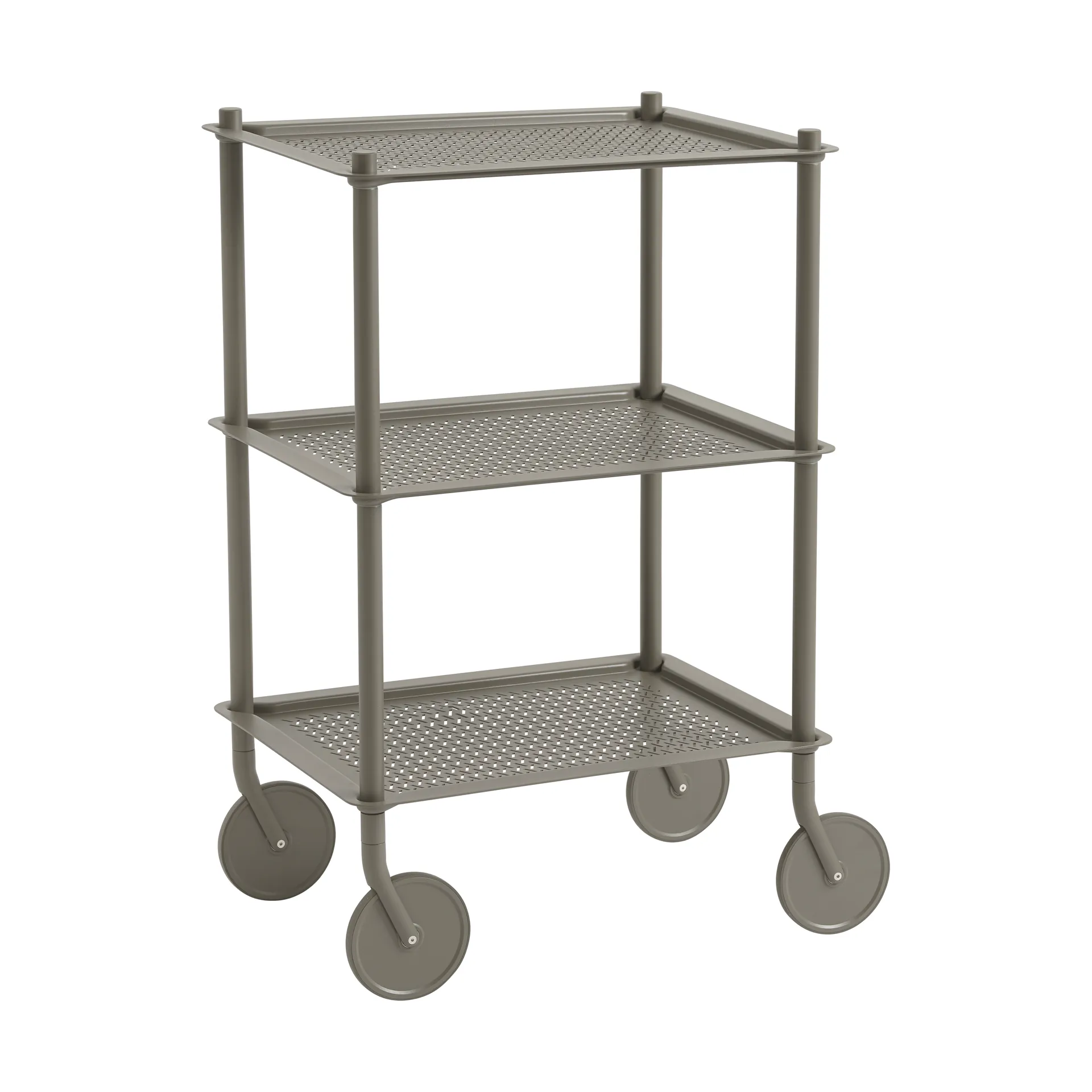 Flow 3-layer trolley 90 cm, Taupe Muuto