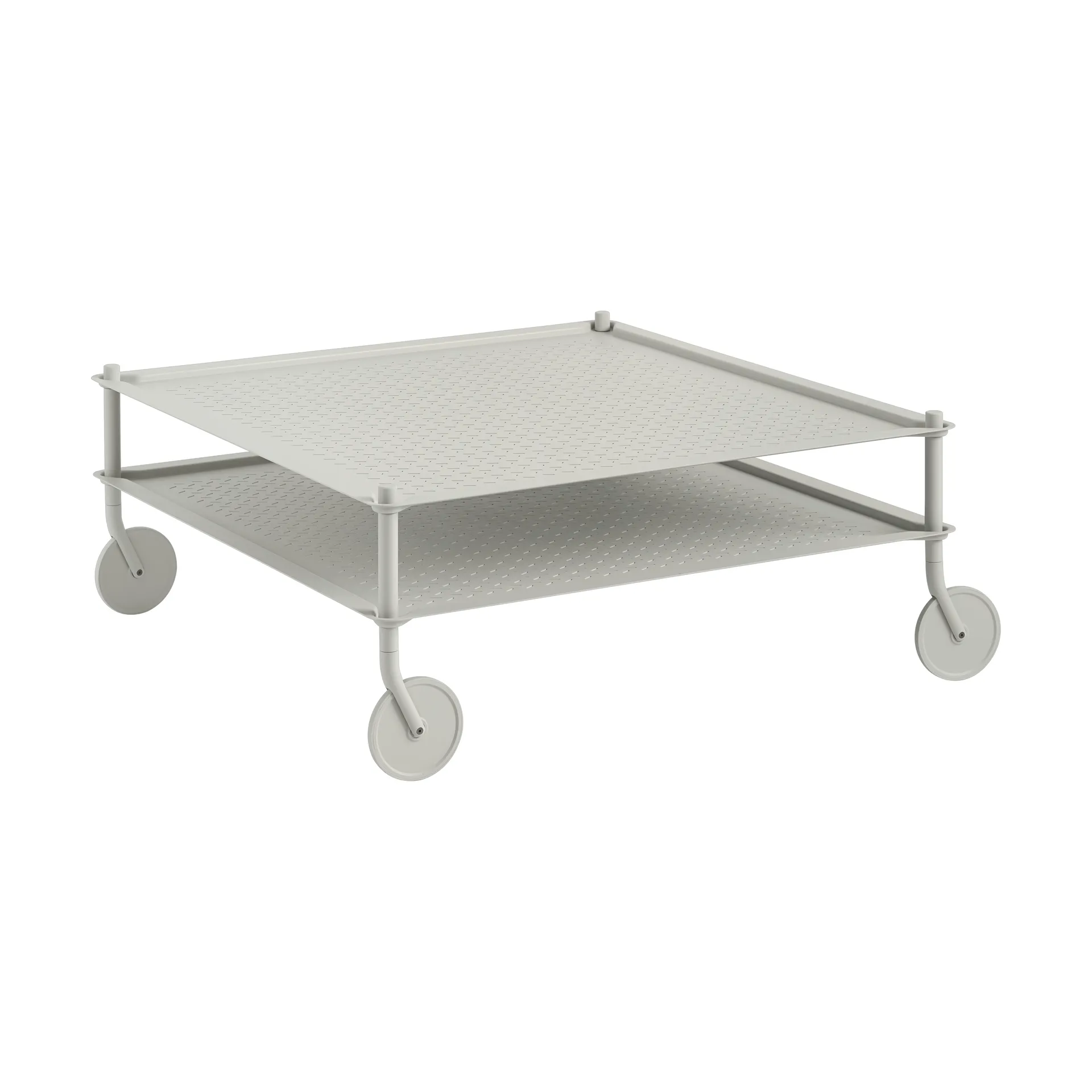 Flow coffee table 95x95 cm, Grey Muuto