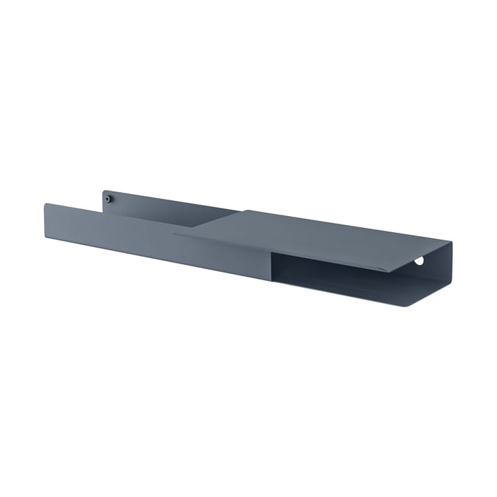 Folded platform shelf 62x5.4 cm - Blue-Grey - Muuto