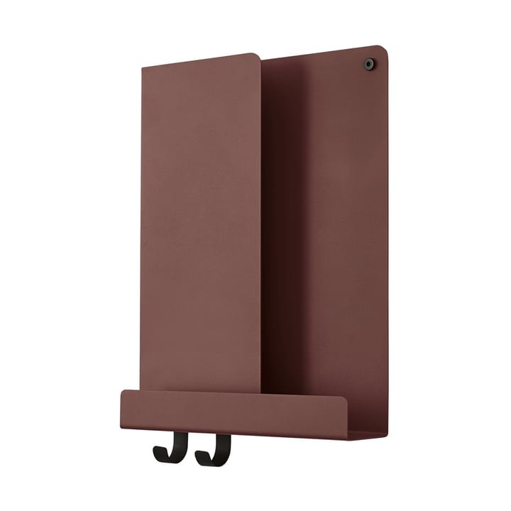 Folded shelf 29.5x40 cm - Deep Red - Muuto