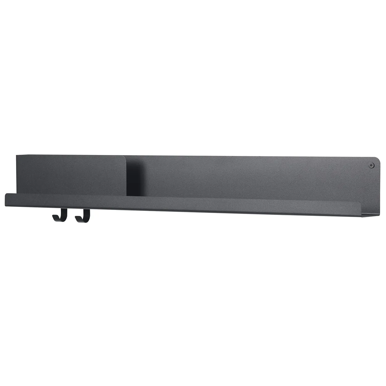 Muuto Folded shelf large Black | Scandinavian Design | Shelves & shelving systems | Black
