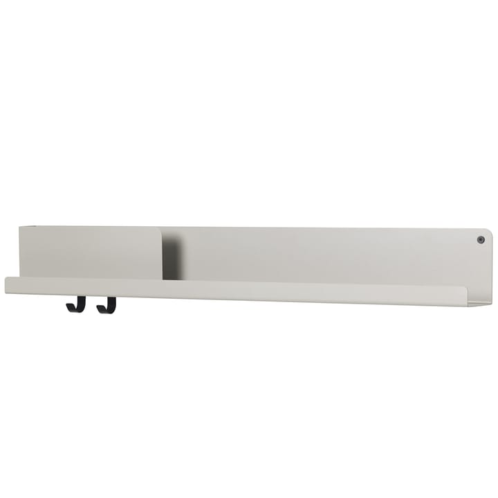Folded shelf large - grey - Muuto