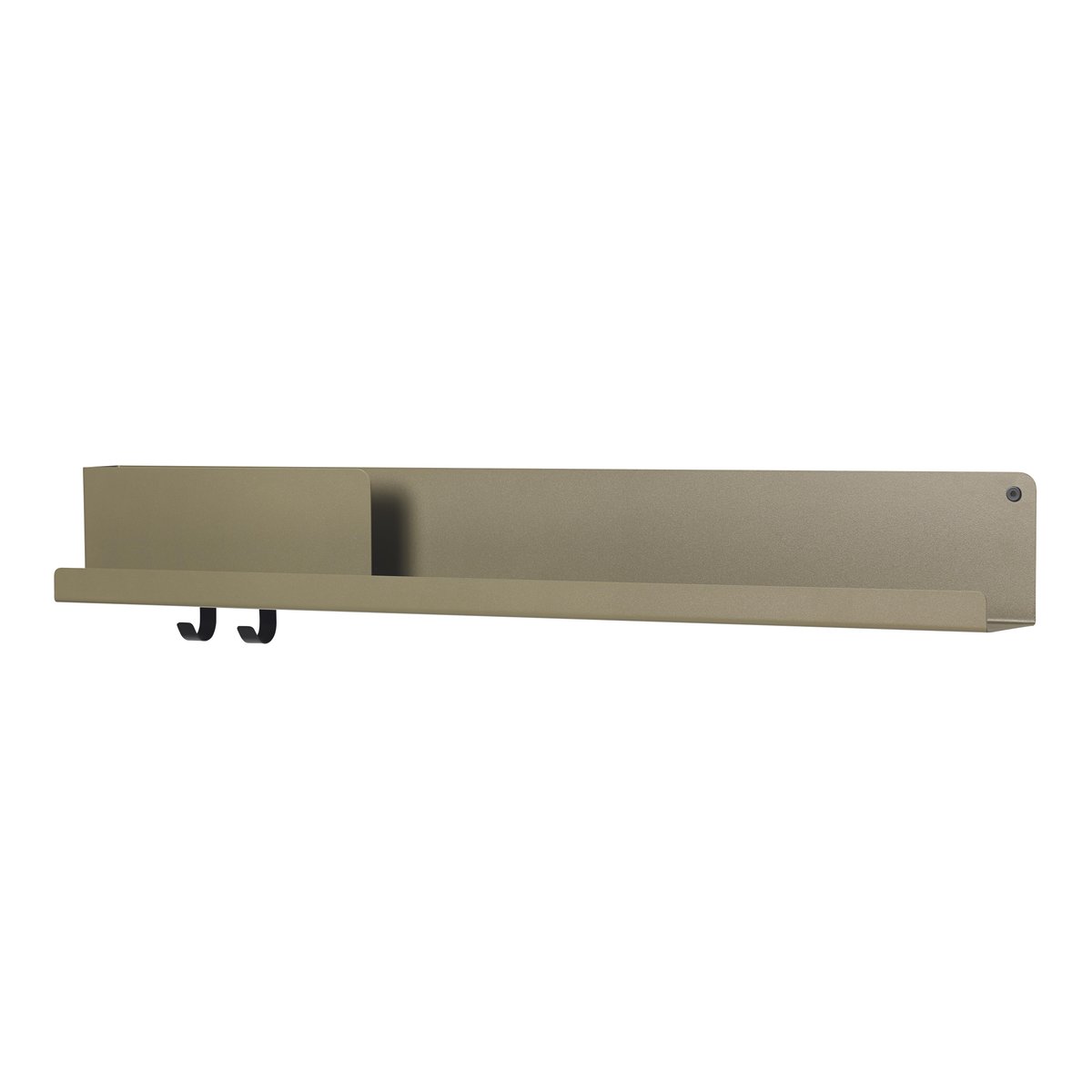 Muuto Folded shelf large Olive | Scandinavian Design | Shelves & shelving systems | Green