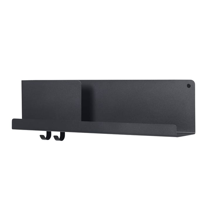Folded shelf medium - black - Muuto