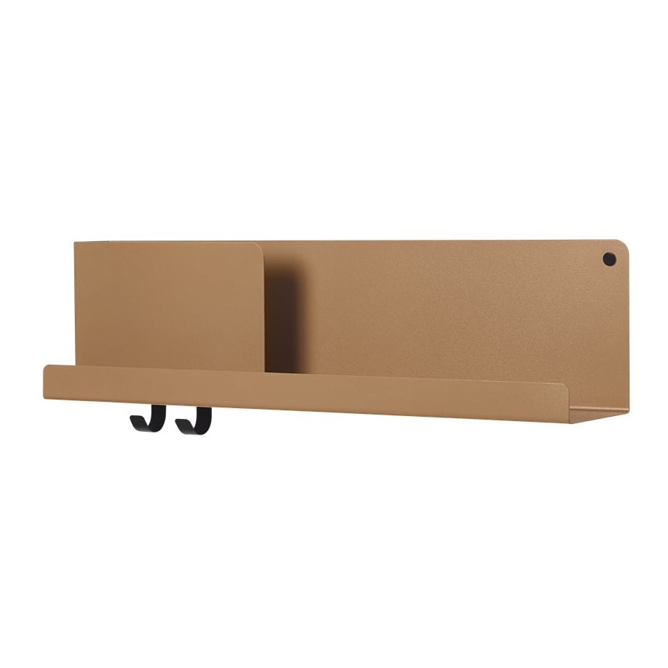 Muuto Folded shelf medium Burnt orange | Scandinavian Design | Shelves & shelving systems | Orange