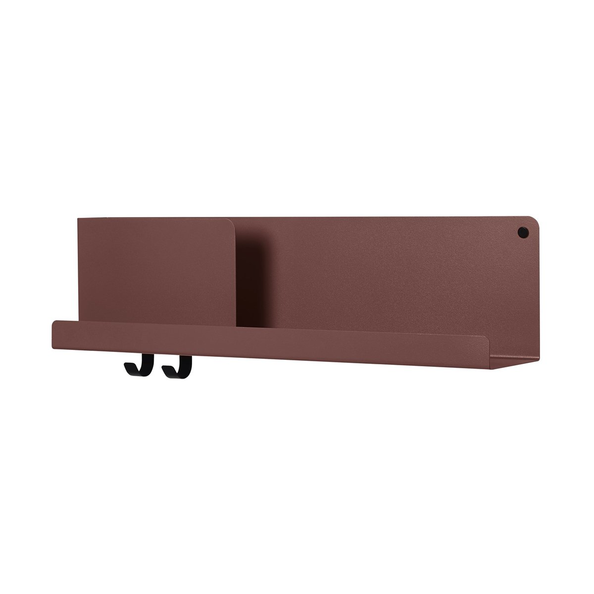 Muuto Folded shelf medium Deep Red | Scandinavian Design | Shelves & shelving systems | Red