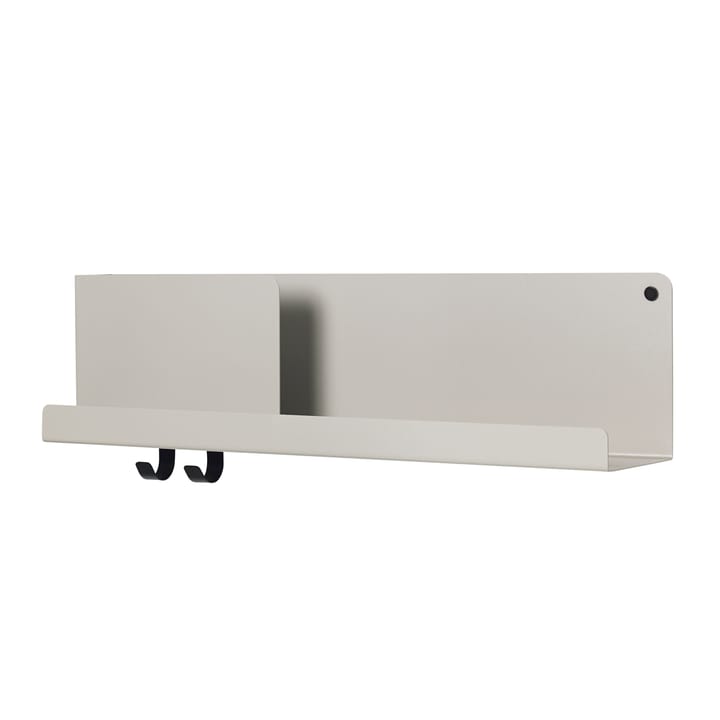 Folded shelf medium - grey - Muuto