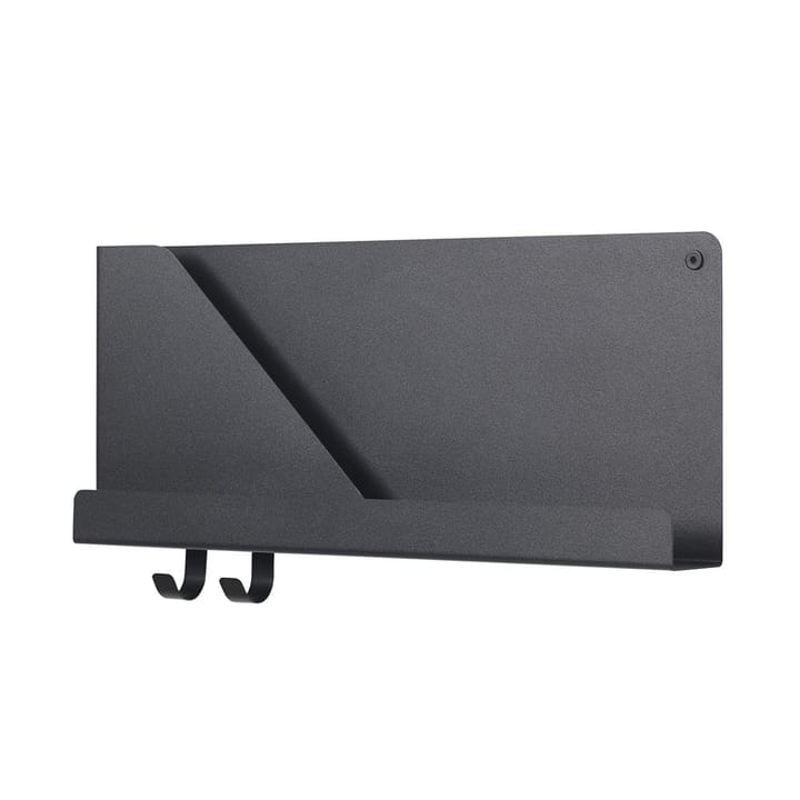 Folded shelf small - black - Muuto