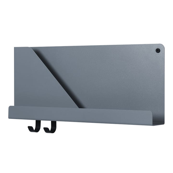 Folded shelf small - Blue grey - Muuto