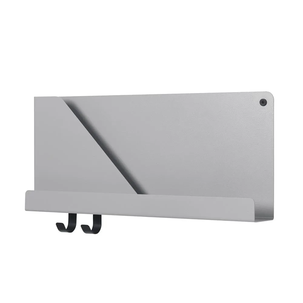 Muuto Folded shelf small Grey | Scandinavian Design | Shelves & shelving systems | Grey