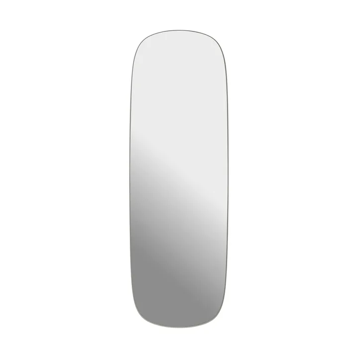 Framed mirror - Grey-clear, 150x50 cm - Muuto