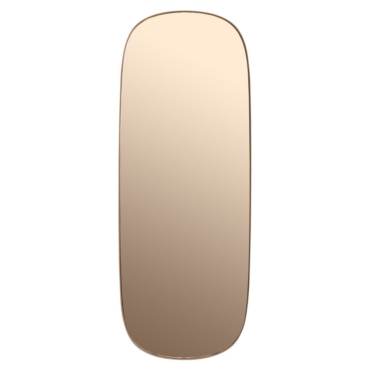 Muuto Framed mirror large Rose-rose | Scandinavian Design | Wall mirrors | Pink