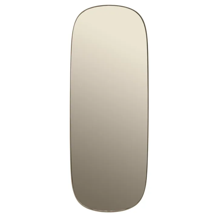 Framed mirror large - Taupe-taupe, 118x44,5 - Muuto
