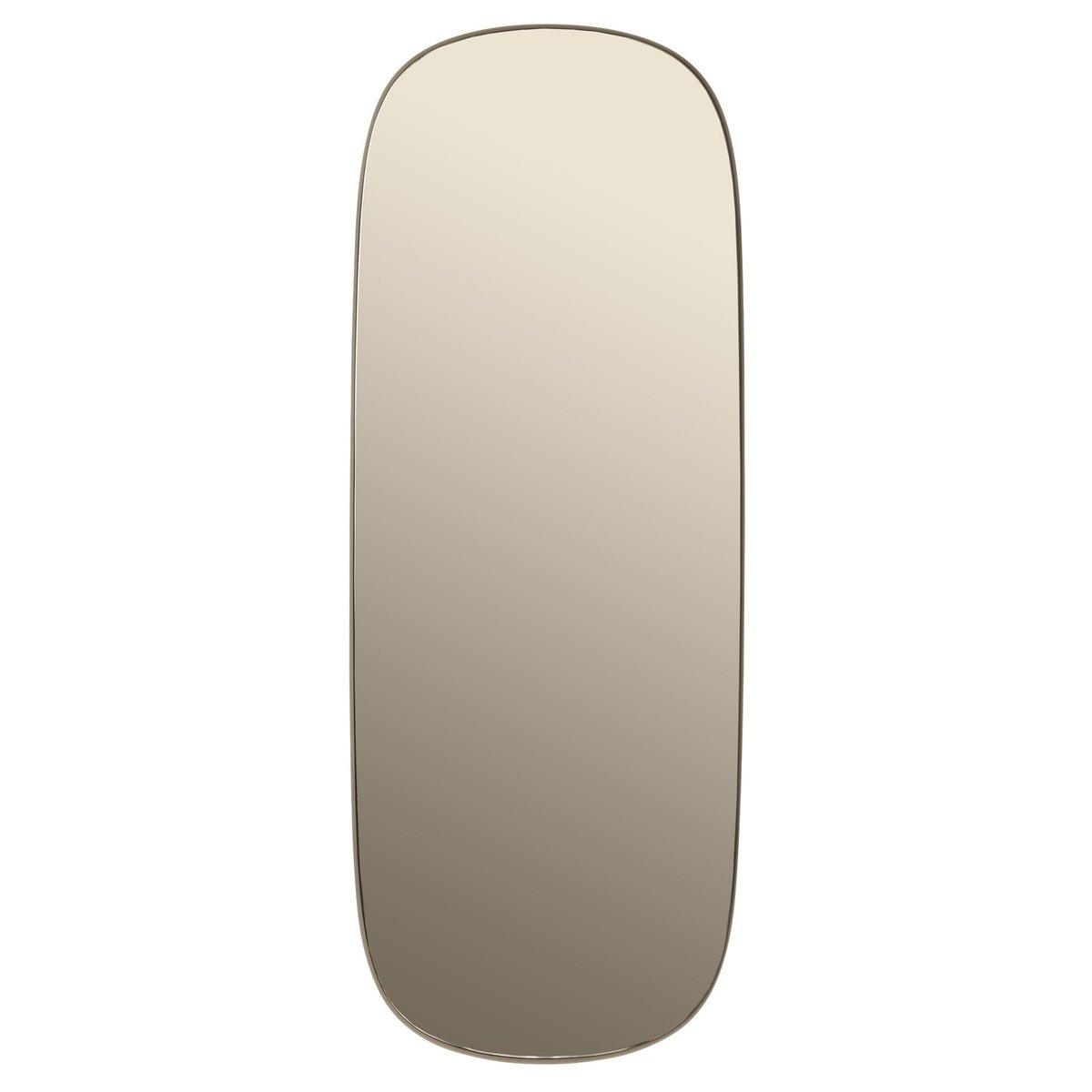 Muuto Framed mirror large Taupe-taupe | Scandinavian Design | Wall mirrors | Brown