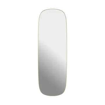 Framed mirror - Light yellow-clear, 150x50 cm - Muuto