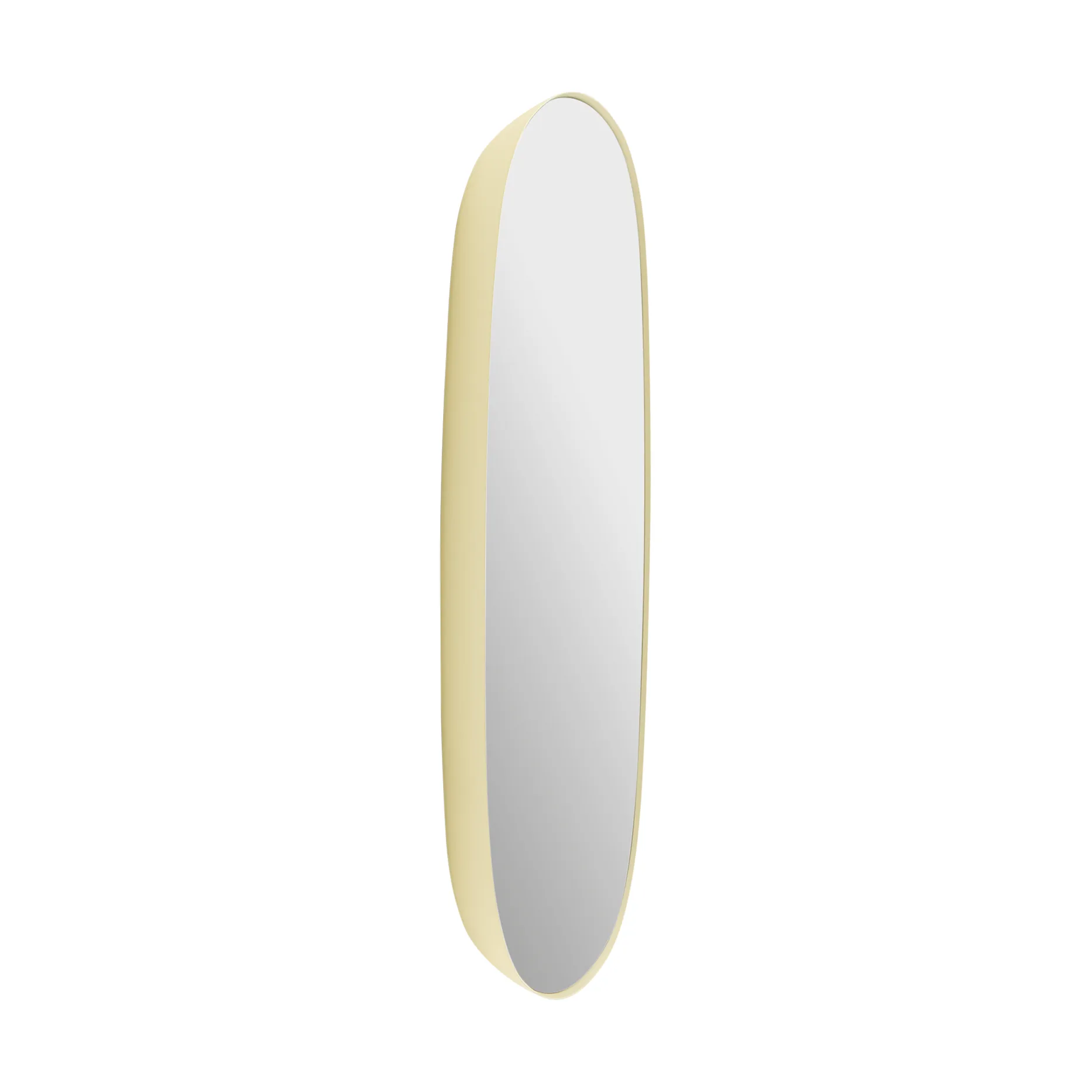 Framed mirror, Light yellow-clear, 59x44 cm Muuto