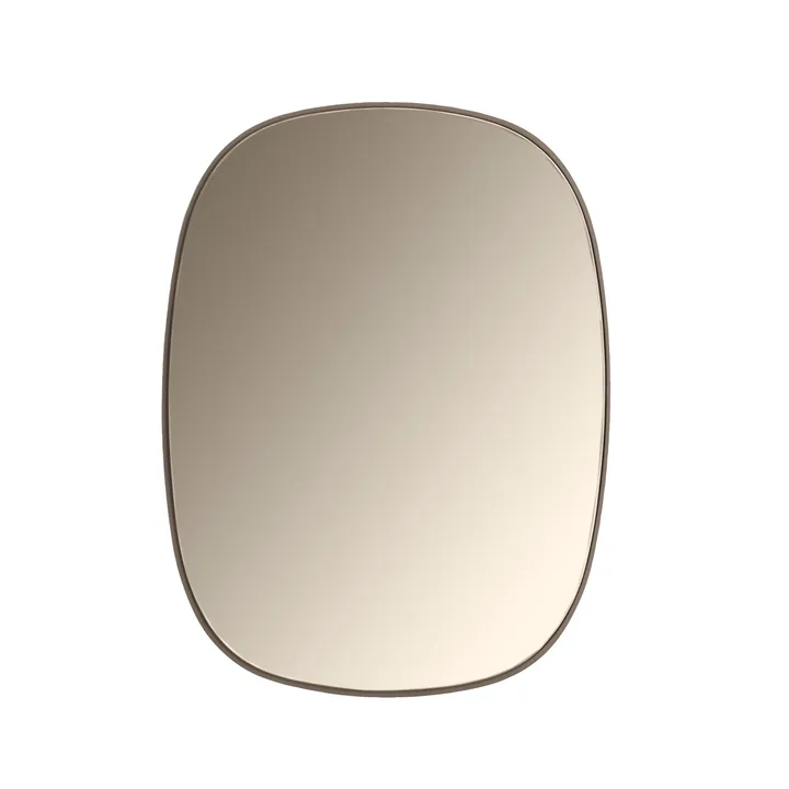 Framed mirror - Taupe, 59x44 cm - Muuto