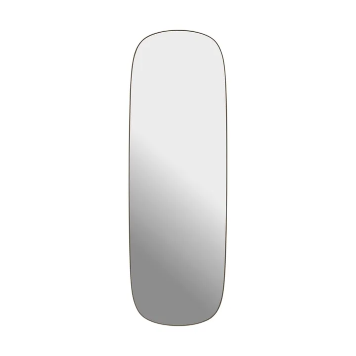 Framed mirror - Taupe-clear, 150x50 cm - Muuto