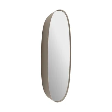 Framed mirror - Taupe-clear, 40x40 cm - Muuto
