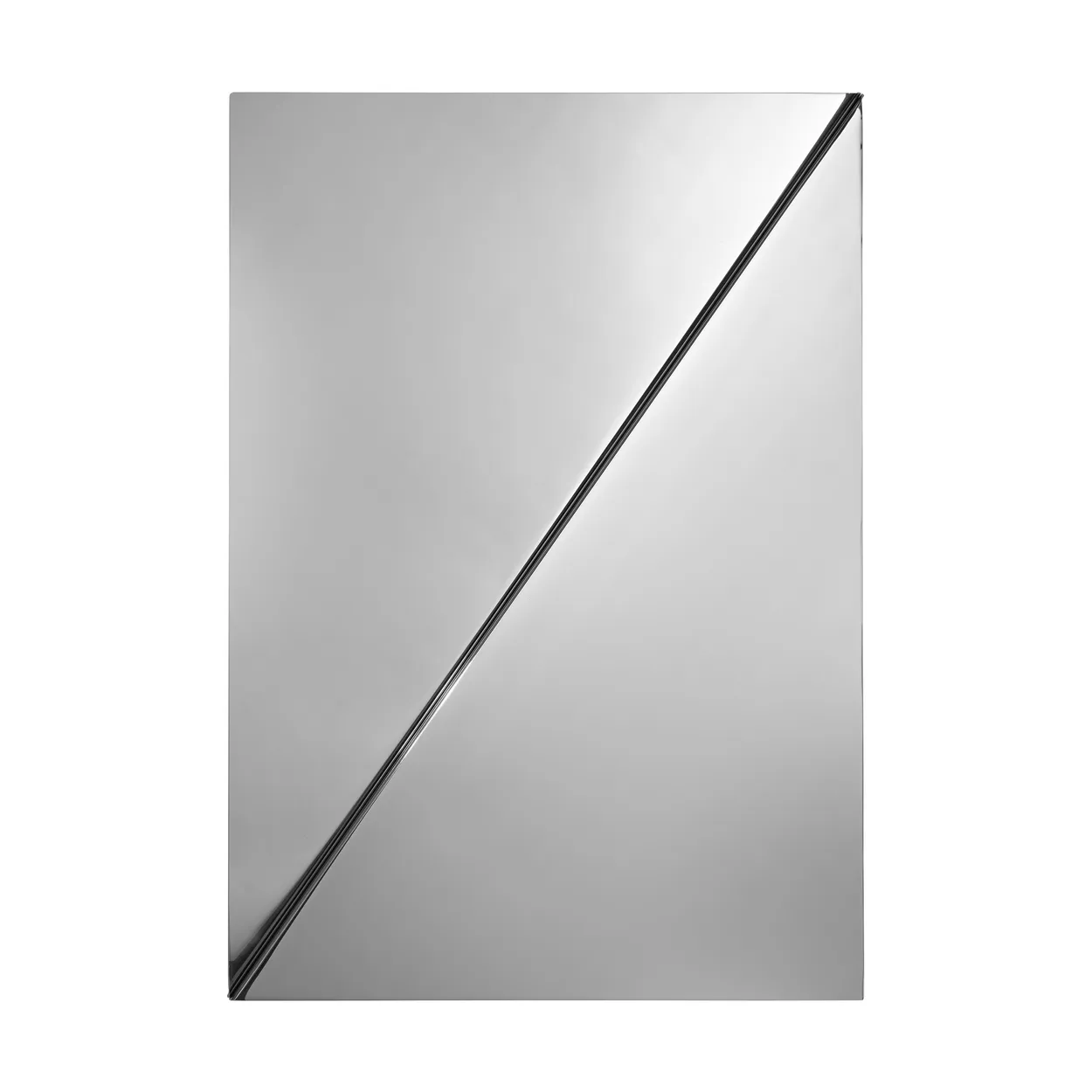 Muuto Gaze wall mirror 35x50 cm | Scandinavian Design | Wall mirrors | Silver-coloured